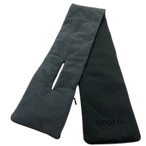 Ororo Heated Scarf W/ Rechargeable Battery Black/Grey Fleece Shell 3 Heat Settin